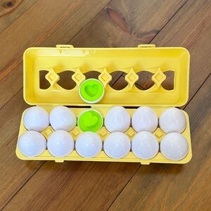 Yellow Egg Carton Toy Set